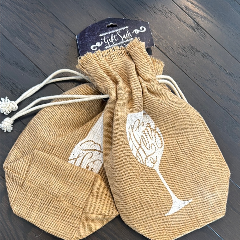 His and her’s gift sack set of two